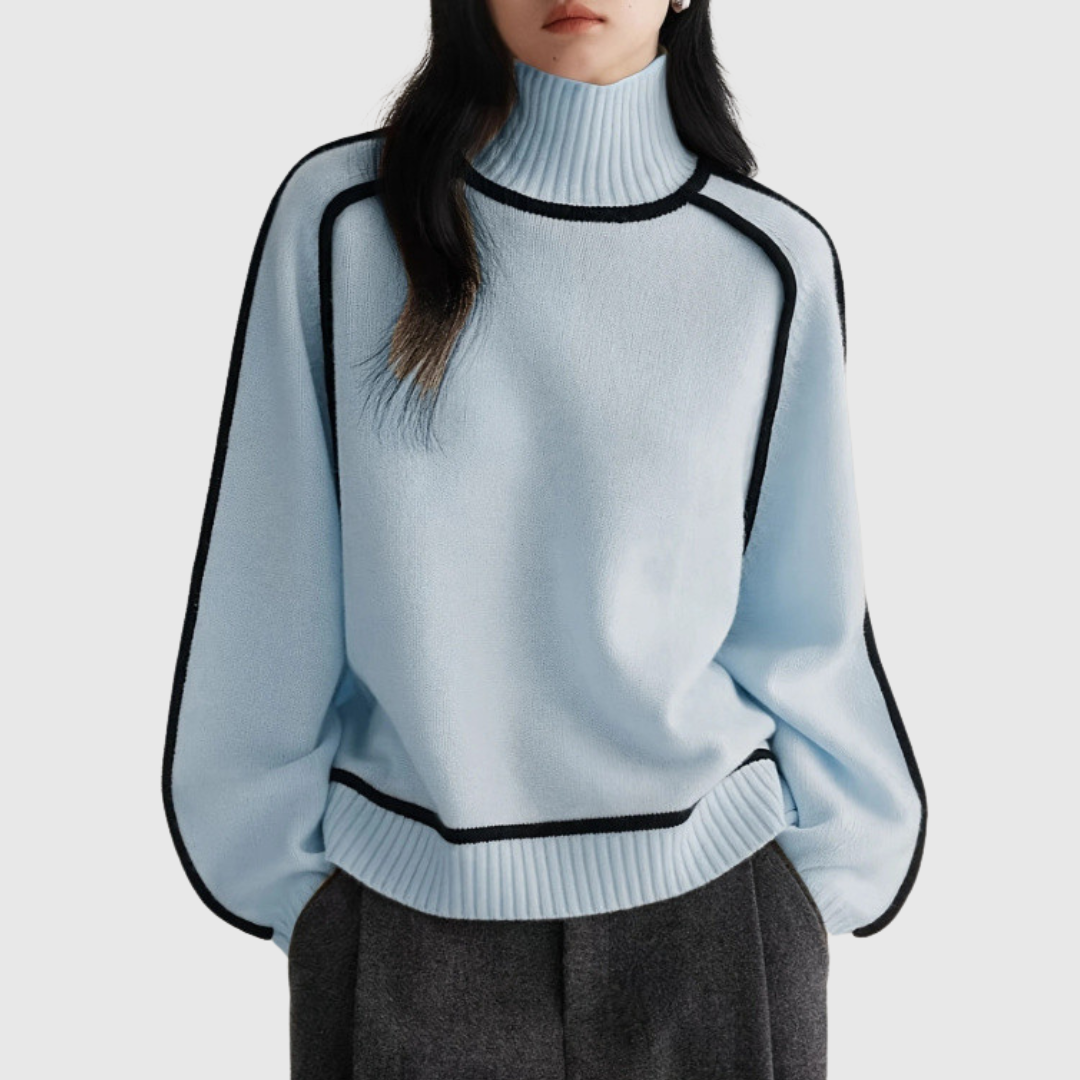 Juliette | Pull en maille rayé