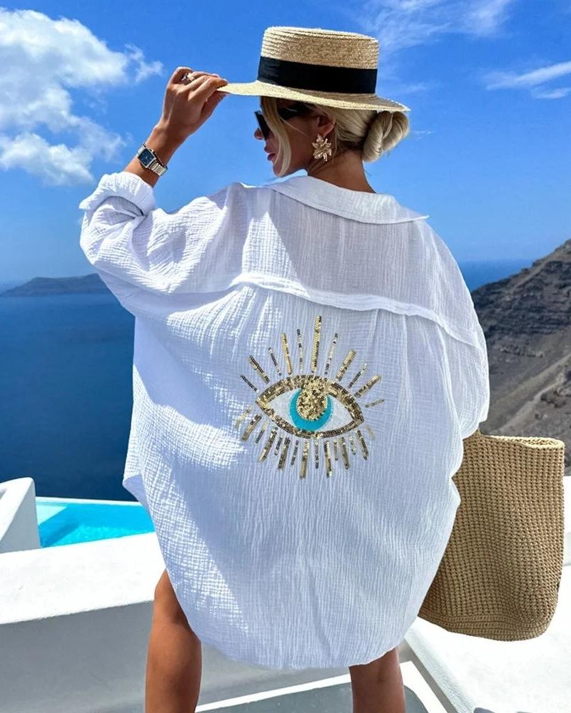 Amicie | Chemise à paillettes