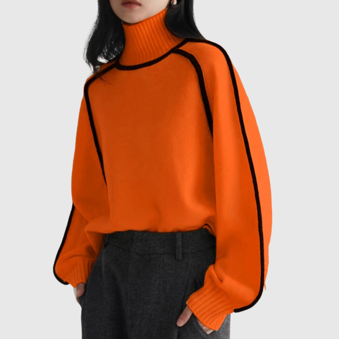 Juliette | Pull en maille rayé