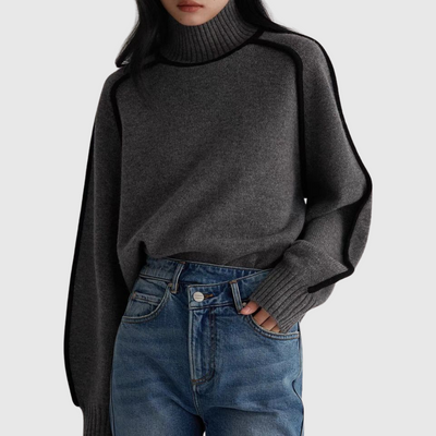 Juliette | Pull en maille rayé