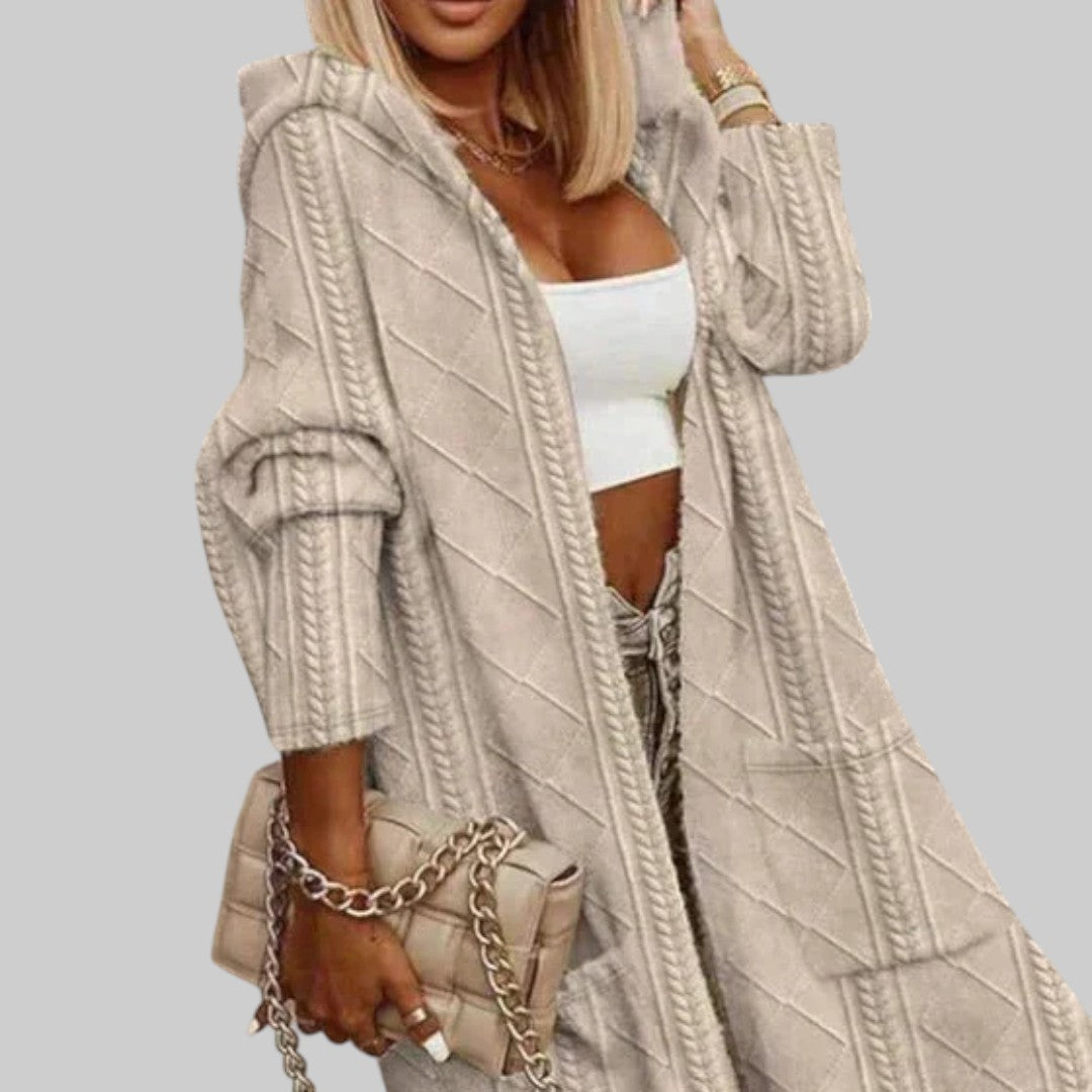 Valerie | Cardigan avec capuche